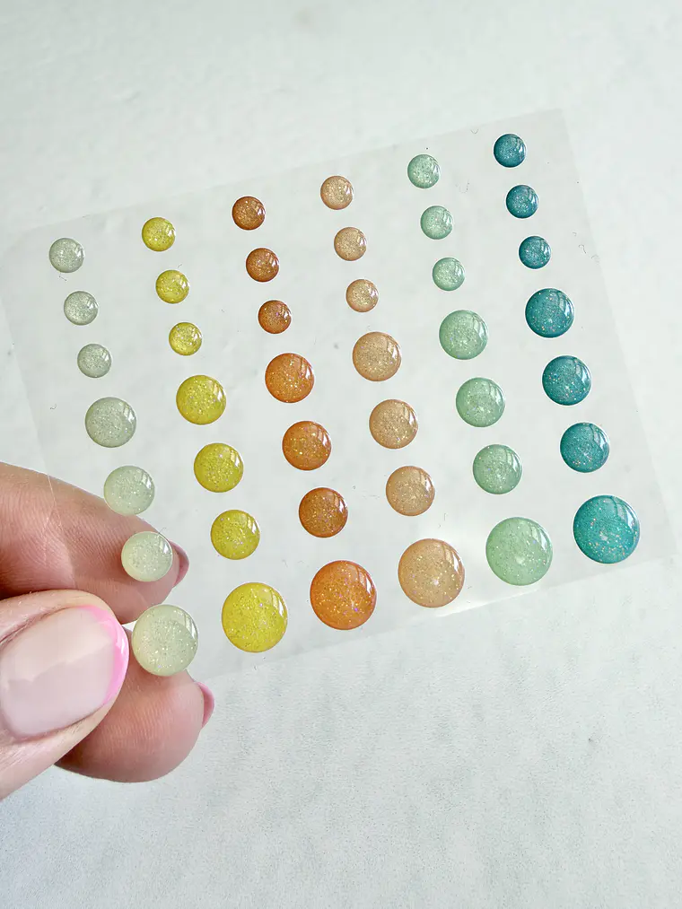 Set Enamel Dots - 09 1