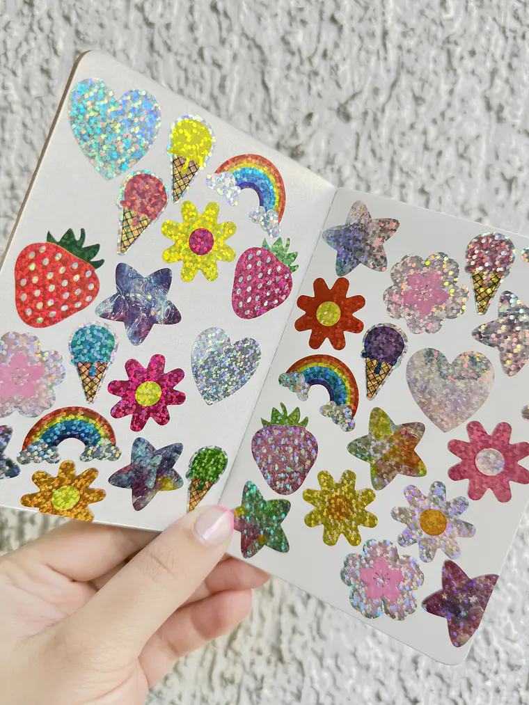 Mix 34 Stickers Holográficos  2