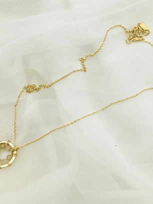 Collar Manzanilla Tornasol Con Piedras