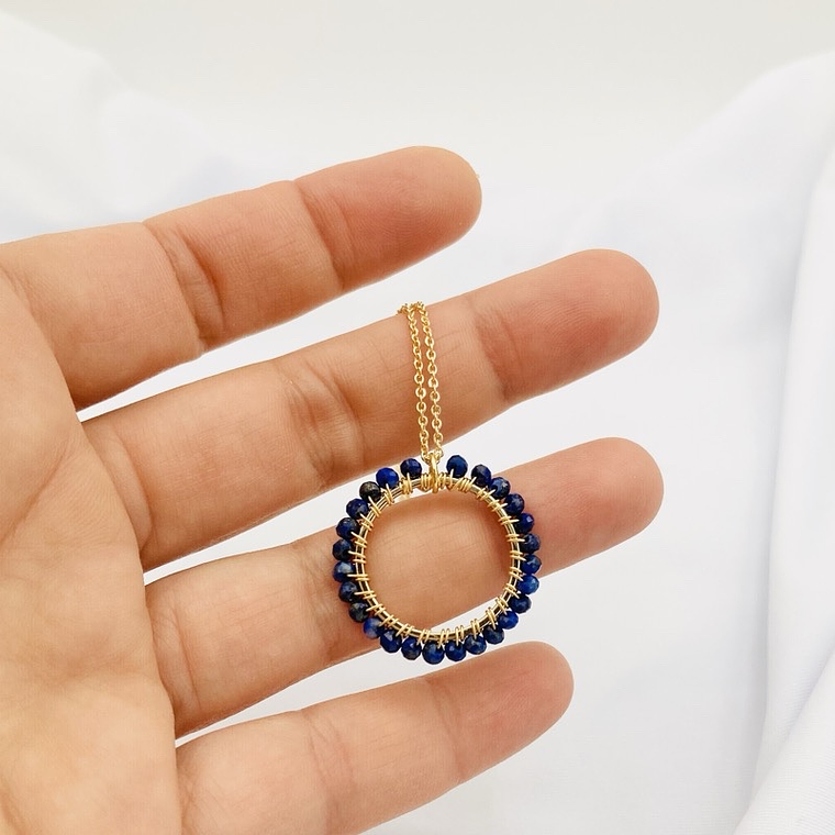 Collar Dalia Lapislázuli 2
