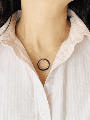 Collar Dalia Lapislázuli