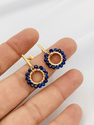 Aretes Margarita Lapislázuli