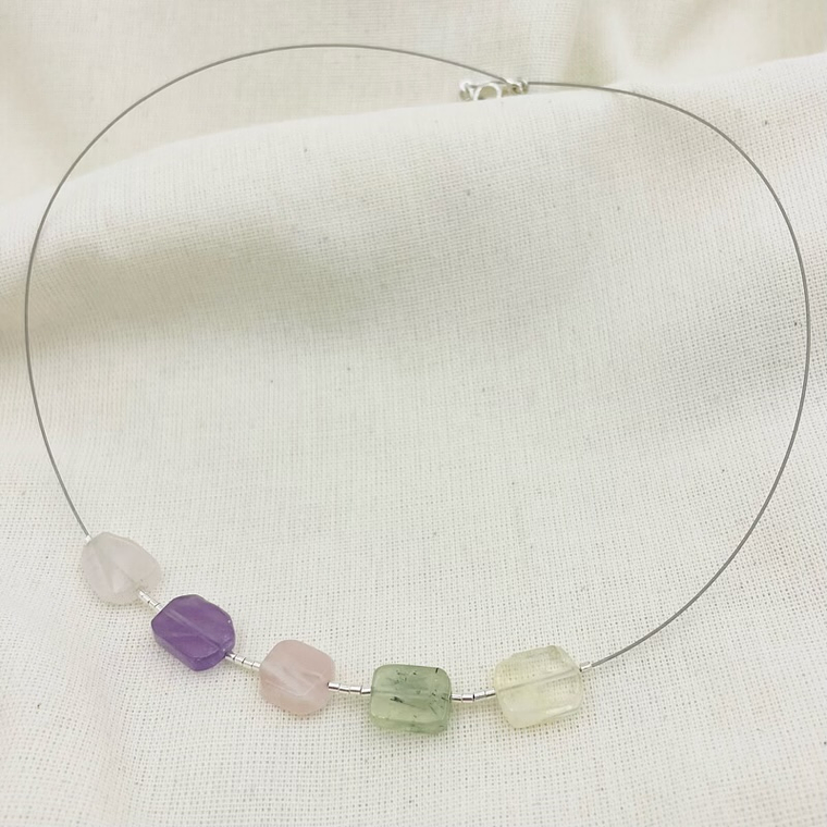 Collar mix de cuarzos naturales 1