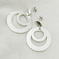 Aretes argollas gruesas de plata - thumbnail 2