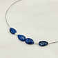 Collar gotas de piedra Lapislazuli - Miniatura 2