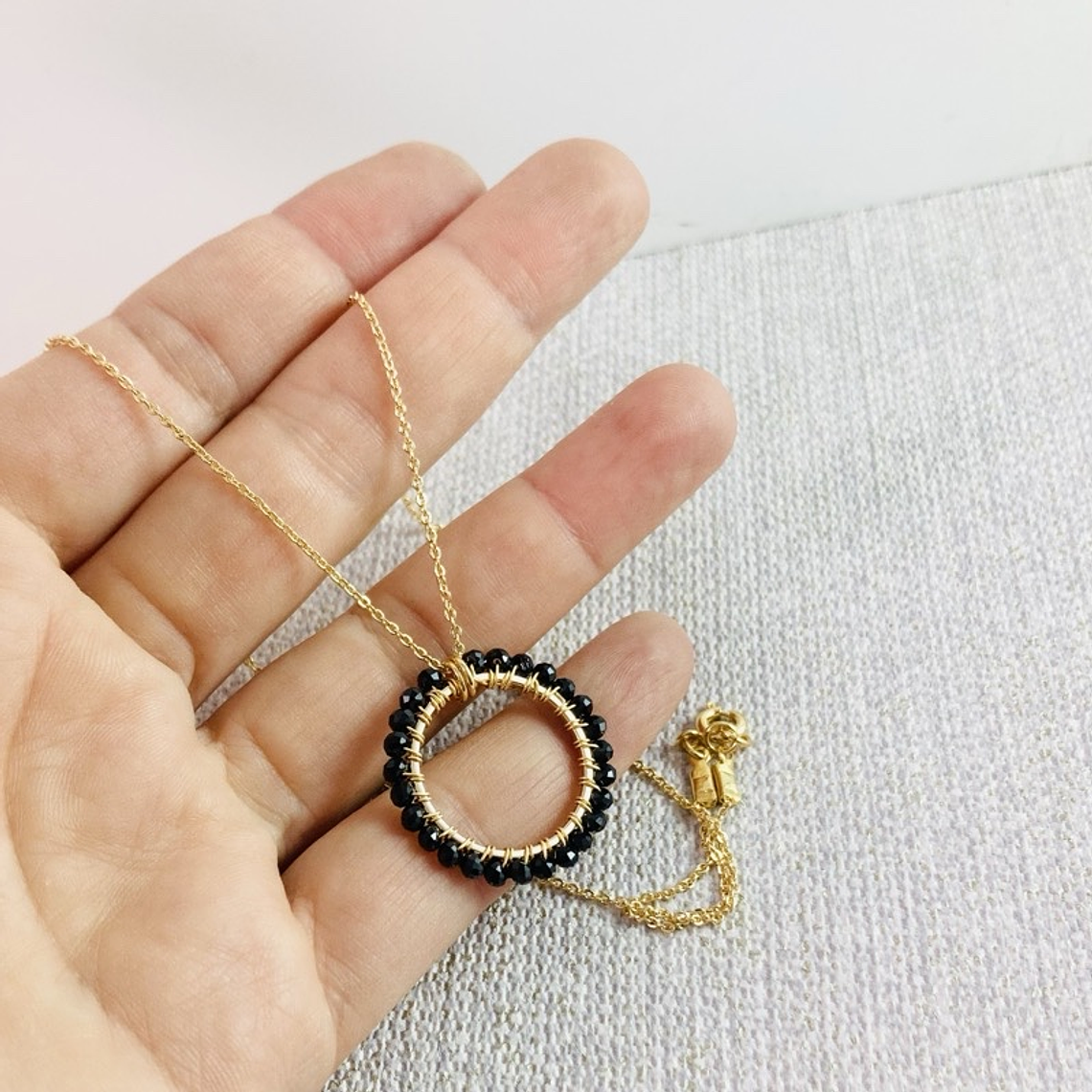 Collar Dalia Con Piedra Espinela 1