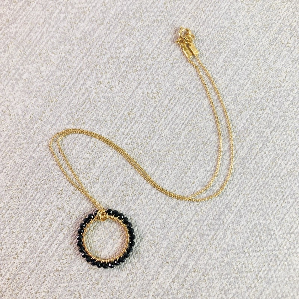 Collar Dalia Con Piedra Espinela 4