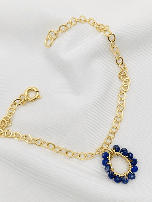 Pulsera Gota Lapislázuli