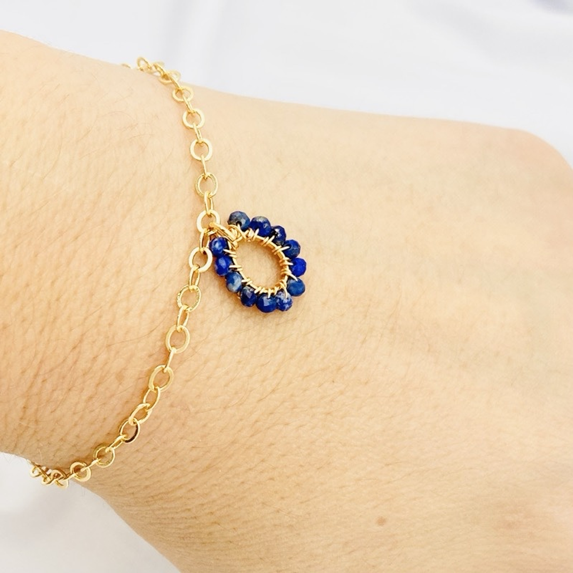 Pulsera Gota Lapislázuli 4
