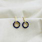 Aretes ¨Margarita¨entorchada con Lapislázuli - thumbnail 2
