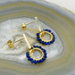Aretes ¨Margarita¨entorchada con Lapislázuli - thumbnail 4