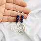 Aretes de plata y piedras Lapislázuli - thumbnail 2