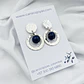 Aretes de plata con piedras Lapislazuli - Miniatura 1