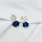Aretes de plata con piedra Lapislazuli - Miniatura 2