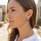 Aretes pequeños de plata y Lapislázuli - Miniatura 2