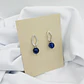 Aretes pequeños de plata y Lapislázuli - Miniatura 5
