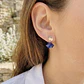 Aretes de plata y piedra Lapislázuli - Miniatura 4