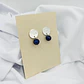 Aretes plata martillada y Lapislázuli - thumbnail 2