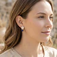 Aretes plata martillada y Lapislázuli - thumbnail 4