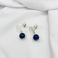 Aretes plata martillada y Lapislázuli - thumbnail 5