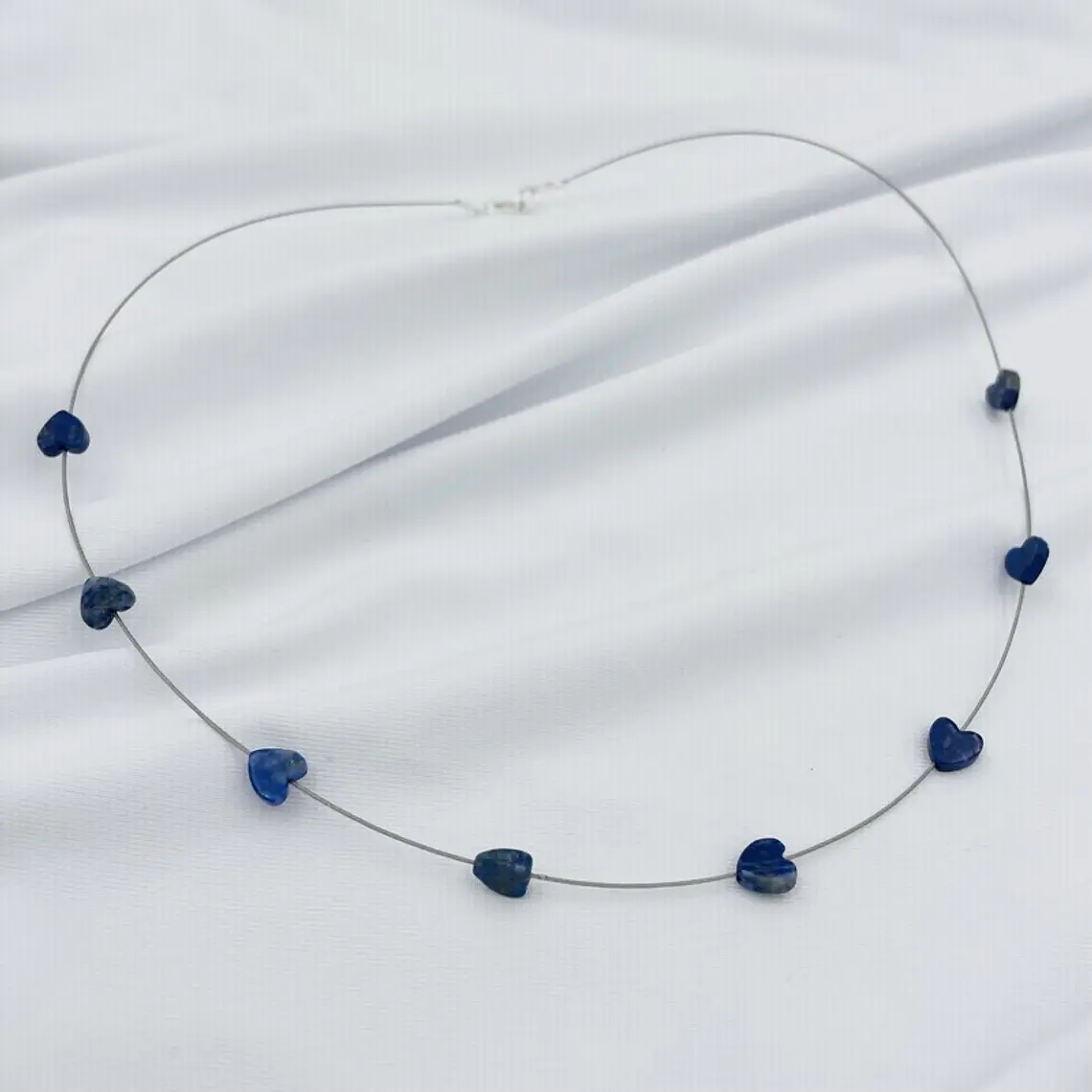 Collar corazones de Lapislázuli 1