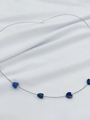 Collar corazones de Lapislázuli