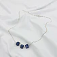 Collar cadena de plata y piedras Lapislázuli - Miniatura 1