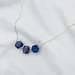 Collar cadena de plata y piedras Lapislázuli - Miniatura 2