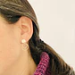 Aretes argollas doradas mini - Miniatura 3