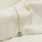Collar dorado ¨Manzanilla¨con piedras naturales - Miniatura 1