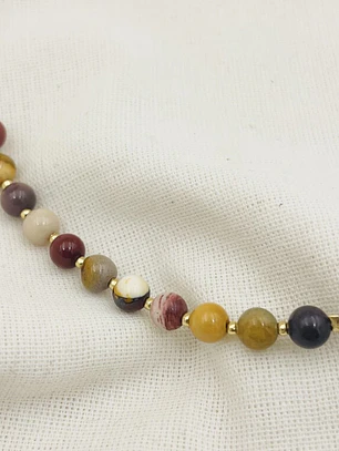 Collar piedras Mookaita naturales