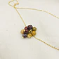 Collar dorado y racimo de piedras Mookaita - Miniatura 3
