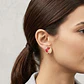 Aretes ¨découpage¨ Con Resina - Miniatura 3