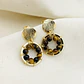 Aretes Girasol de Ojo de trigre - Miniatura 1
