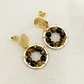 Aretes Girasol de Ojo de trigre - Miniatura 2