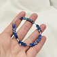 Pulsera corazones de Lapislazuli y plata - thumbnail 2