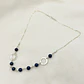 Collar cadena de plata y Lapislazuli - thumbnail 1