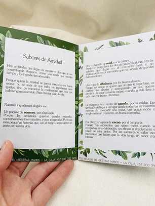Cajita sabores de amistad