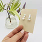 Aretes de plata con perla natural - Miniatura 3