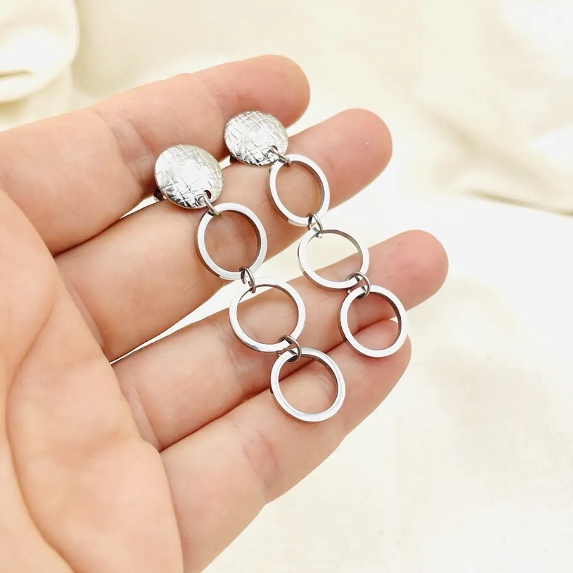 Aretes de acero ¨Eclipse¨ 1