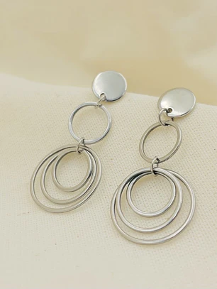 Aretes de acero ¨Luna¨