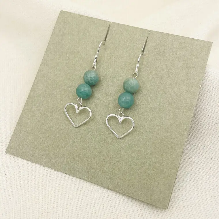 Aretes de plata  ¨Latido de agua¨ 1