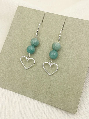 Aretes de plata  ¨Latido de agua¨