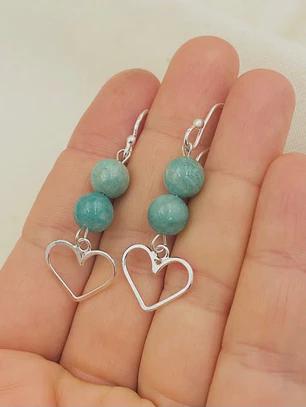 Aretes de plata  ¨Latido de agua¨
