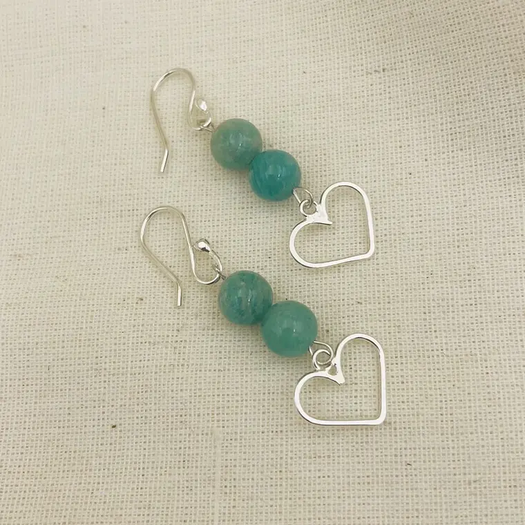 Aretes de plata  ¨Latido de agua¨ 3