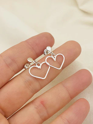 Aretes de plata ¨Brasa mini¨