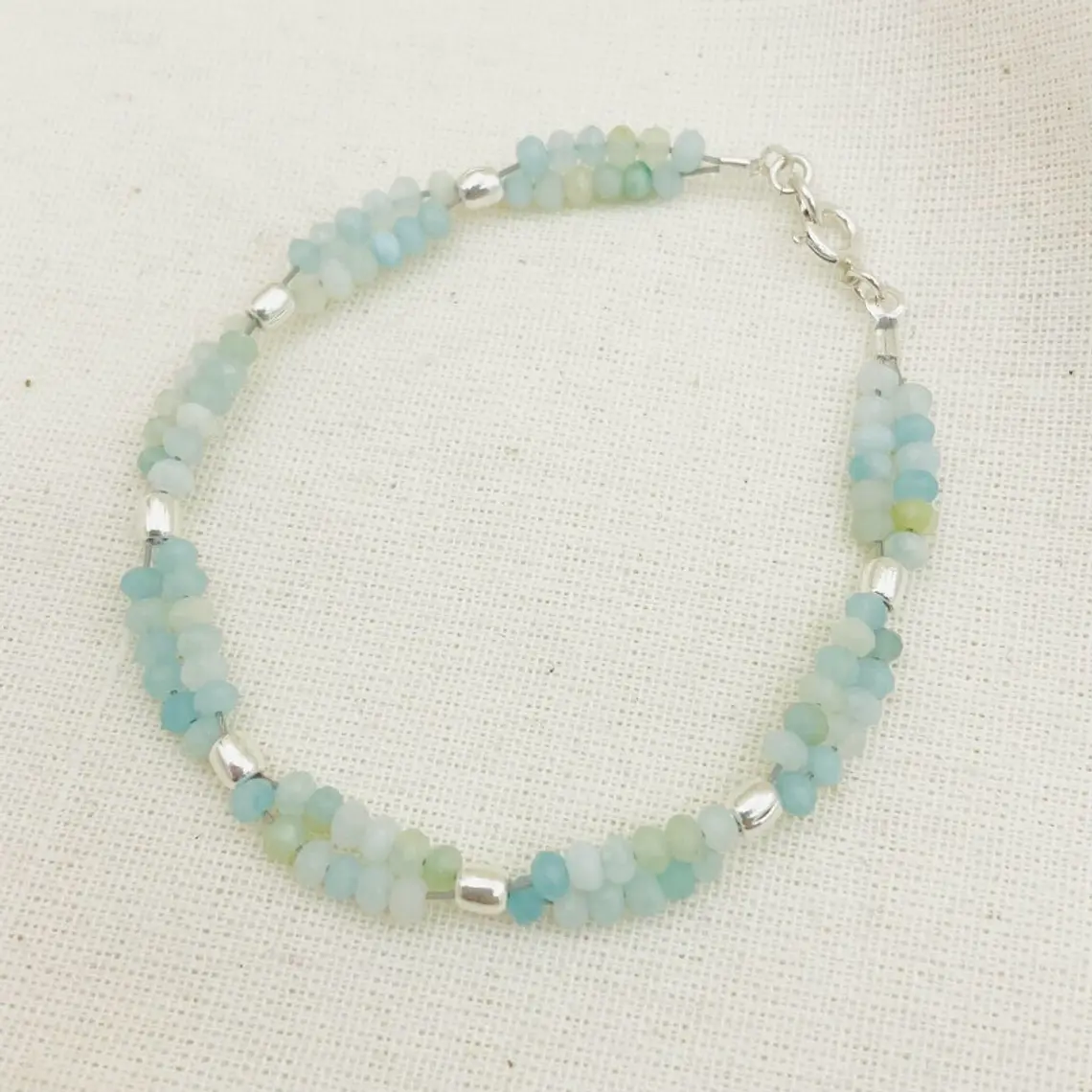Pulsera ¨Cauce¨de piedras 1