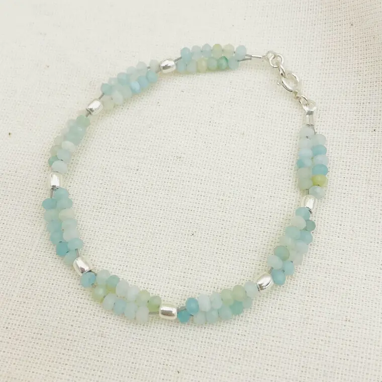 Pulsera ¨Cauce¨de piedras 1