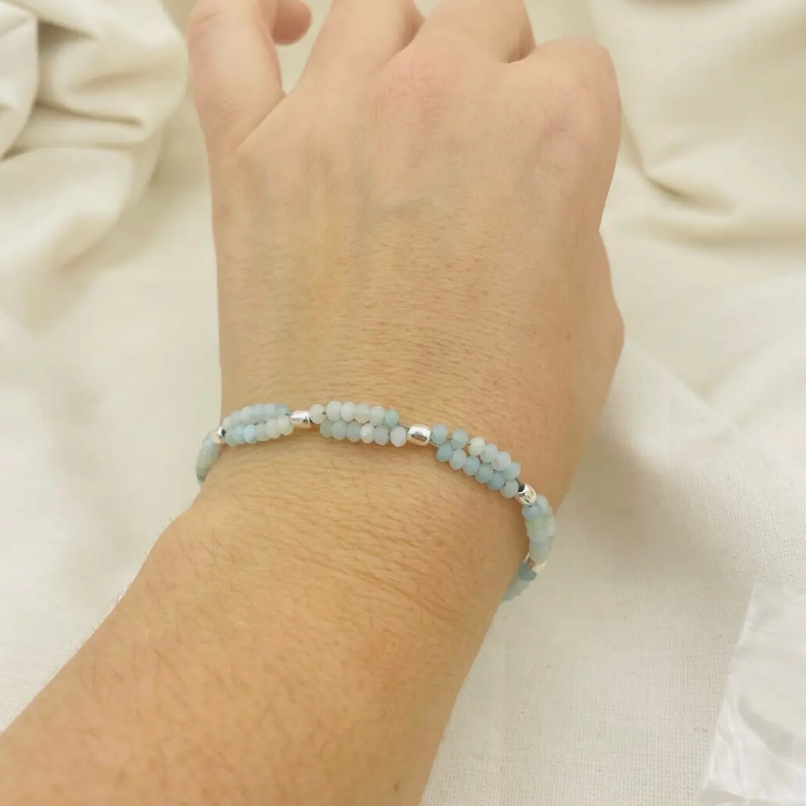 Pulsera ¨Cauce¨de piedras 2