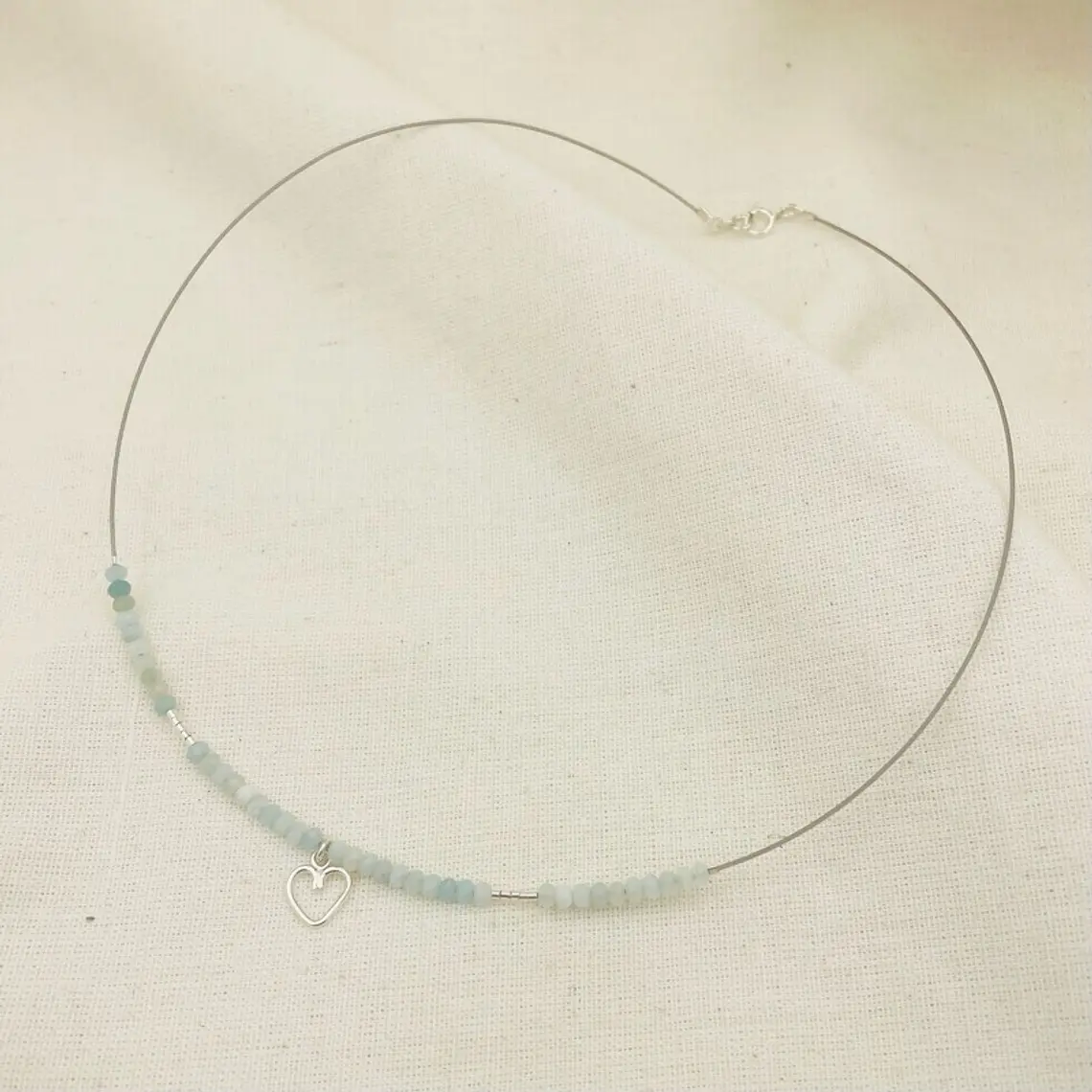 Collar ¨Fragua¨ con piedras Amazonita 1